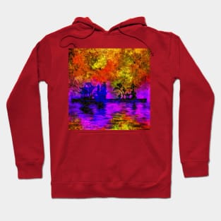 Asian architecture silhouette Hoodie